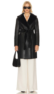 LAMARQUE Abigail Coat in Black
