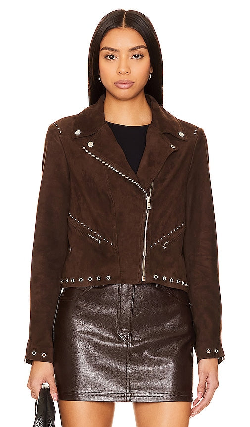 LAMARQUE Alaina Jacket in Chocolate