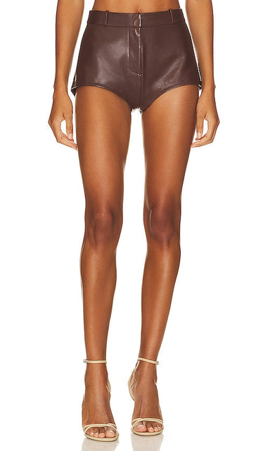 LAMARQUE Annaise Short in Chocolate - LAMARQUE Short Annaise en Chocolat - LAMARQUE Annaise 巧克力短裤 - LAMARQUE Annaise Short in Schokolade - LAMARQUE Annise 쇼츠 - LAMARQUE Annaise Corto in Cioccolato