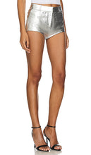 LAMARQUE Annaise Short in Metallic Silver
