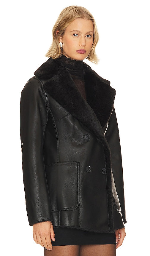 LAMARQUE Camille Coat in Black