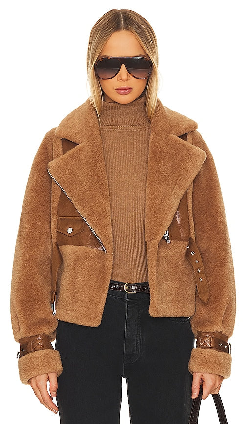 LAMARQUE Elody Jacket in Brown