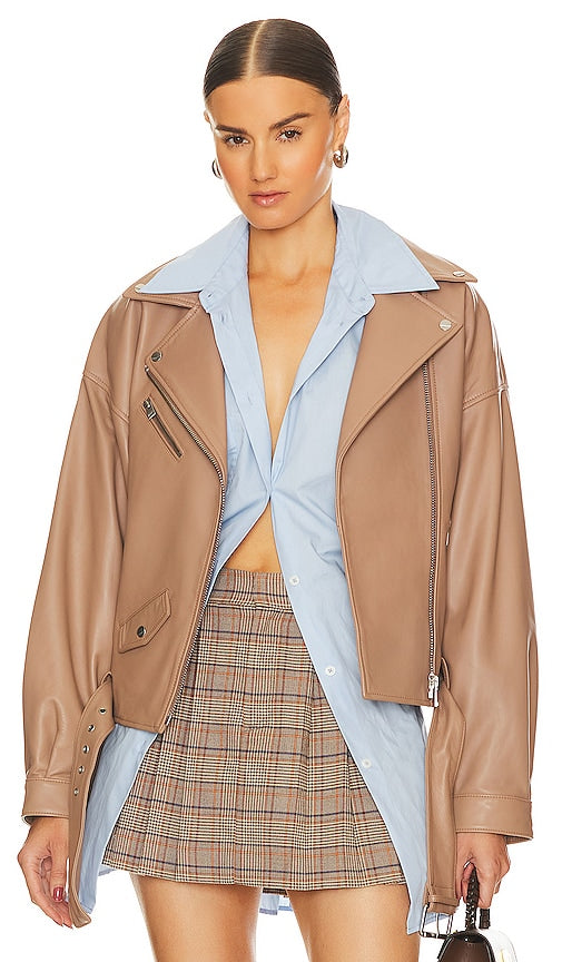LAMARQUE Estia Jacket in Brown - LAMARQUE Veste Estia en Marron - LAMARQUE Estia 棕色夹克 - LAMARQUE Estia Jacke in Braun - LAMARQUE 에스티아 자켓 브라운 색상 - Giacca LAMARQUE Estia in marrone