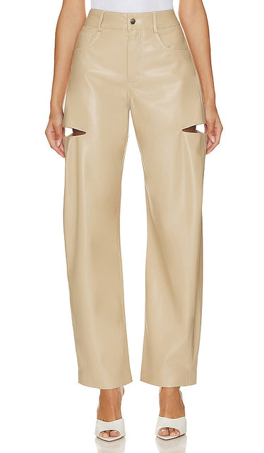 LAMARQUE Faleen Pants in Tan - LAMARQUE Pantalon Faleen en beige - 黄褐色 LAMARQUE Faleen 长裤 - LAMARQUE Faleen Hose in Hellbraun - LAMARQUE 팔린 팬츠 - Pantaloni LAMARQUE Faleen color marrone chiaro