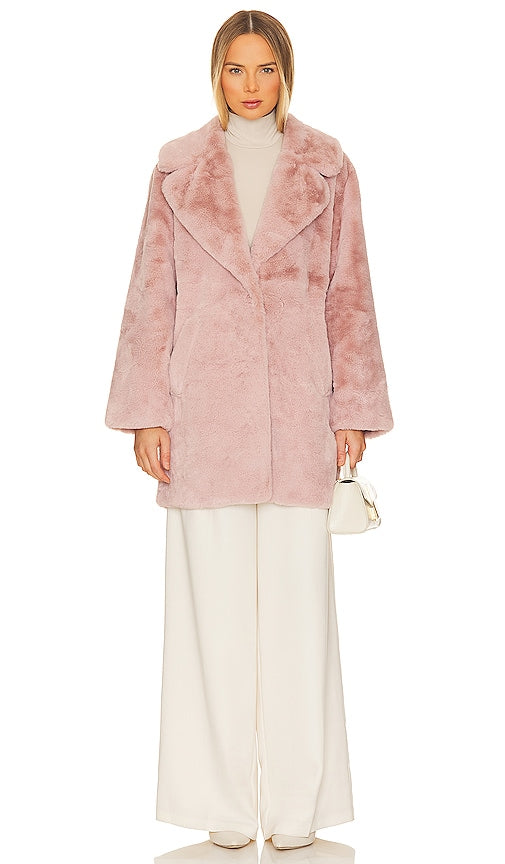 LAMARQUE Linnea Coat in Blush