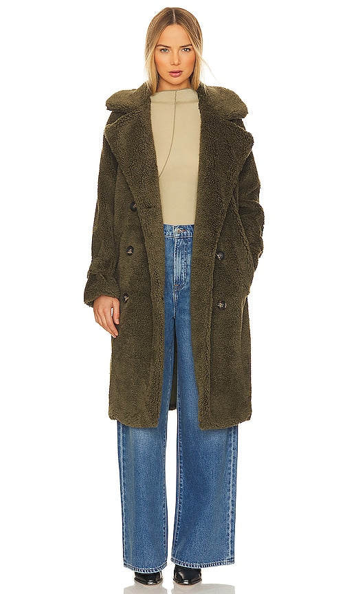 LAMARQUE Malani Coat in Dark Green