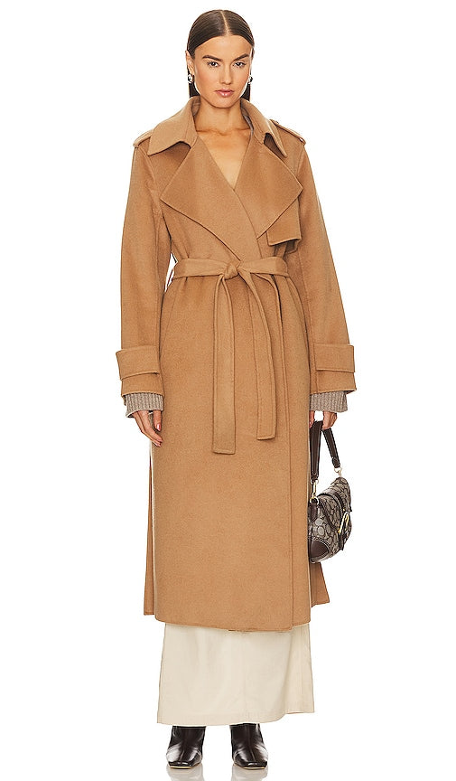 LAMARQUE Margaret Trench Coat in Brown