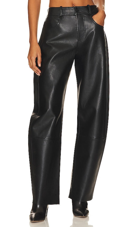 LAMARQUE Rida Pants in Black - LAMARQUE Pantalon Rida en Noir - LAMARQUE Rida 黑色长裤 - LAMARQUE Rida Hose in Schwarz - LAMARQUE Rida 팬츠블랙 색상 - Pantaloni LAMARQUE Rida in nero