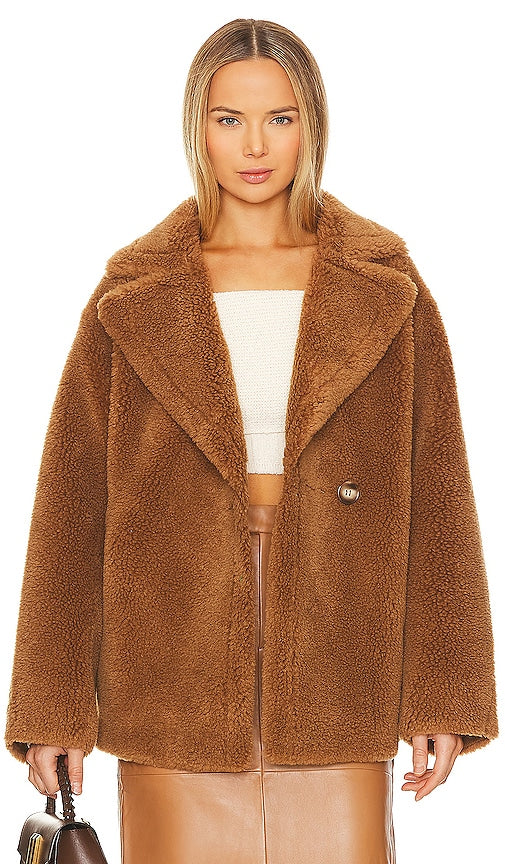 LAMARQUE Sophie Coat in Brown - LAMARQUE Manteau Sophie en Marron - LAMARQUE Sophie 棕色大衣 - LAMARQUE Sophie Mantel in Braun - LAMARQUE 소피 코트브라운 색상 - Cappotto LAMARQUE Sophie in marrone