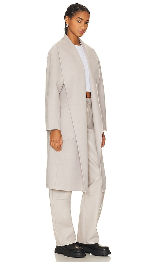 LAMARQUE Thara Coat in Light Grey