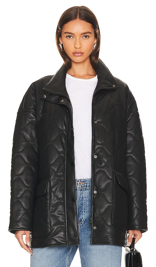 LAMARQUE Verina Coat in Black - LAMARQUE Manteau Verina en Noir - 黑色 LAMARQUE Verina 外套 - LAMARQUE Verina Mantel in Schwarz - LAMARQUE 베리나 코트블랙 색상 - Cappotto LAMARQUE Verina in nero