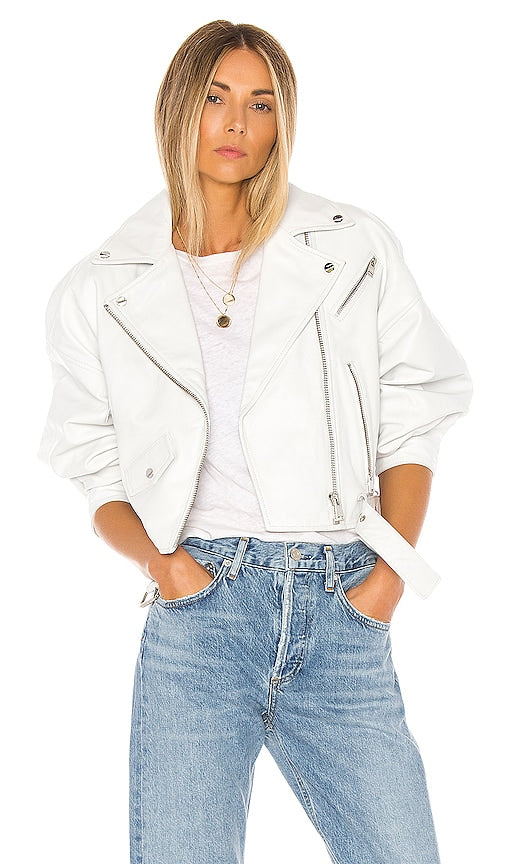 LAMARQUE X REVOLVE Dylan Jacket in White - LAMARQUE X REVOLVE Veste Dylan en Blanc - LAMARQUE X REVOLVE Dylan 白色夹克 - LAMARQUE X REVOLVE Dylan Jacke in Weiß - LAMARQUE X REVOLVE 딜런 자켓 화이트 색상 - Giacca LAMARQUE X REVOLVE Dylan in bianco