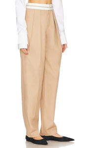 L'Academie Aura Trouser in Beige