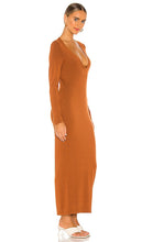 L'Academie Deena Maxi Dress in Brown