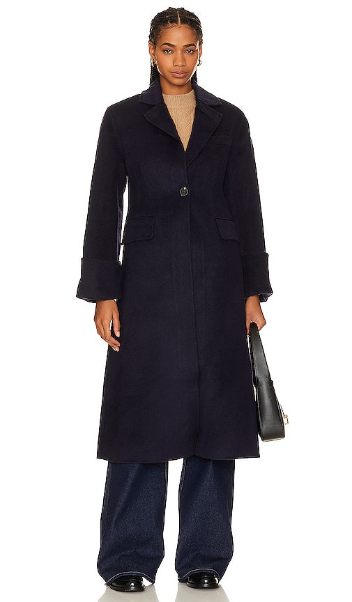 L'Academie Ellie Coat in Navy