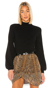 L'Academie Fable Sweater in Black - Pull L'Académie Fable en Noir - L'Academie 寓言黑色毛衣 - L'Academie Fable Pullover in Schwarz - L'Academie Fable 스웨터블랙 색상 - Maglione L'Academie Fable in nero