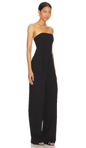 L'Academie Frida Jumpsuit in Black