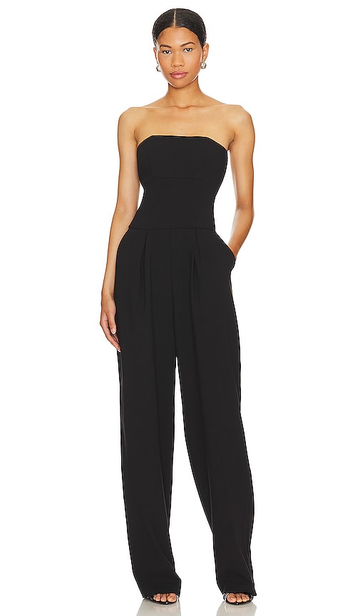 L'Academie Frida Jumpsuit in Black - Combinaison Frida de L'Académie en Noir - L'Academie Frida 黑色连身裤 - L'Academie Frida Overall in Schwarz - L'Academie 프리다 점프수트 - Tuta L'Academie Frida in nero