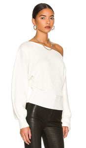 L'Academie Indre Sweater in Ivory