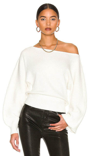L'Academie Indre Sweater in Ivory - Pull L'Académie Indre en Ivoire - L'Academie Indre 象牙色毛衣 - L'Academie Indre Pullover in Elfenbein - L'Academie Indre 스웨터 아이보리 색상 - Maglione L'Academie Indre in avorio