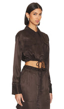 L'Academie Jace Blouse in Chocolate