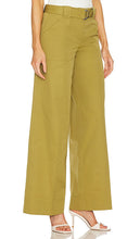 L'Academie Kjera Belted Pant in Olive
