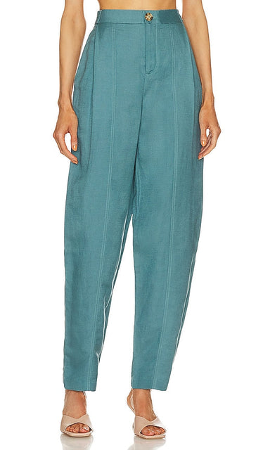 L'Academie Mylah Pant in Teal - Pantalon Mylah L'Academie en Sarcelle - L'Academie Mylah 蓝绿色长裤 - L'Academie Mylah Hose in Blaugrün - L'Academie Mylah 팬츠 - Pantaloni L'Academie Mylah in verde acqua