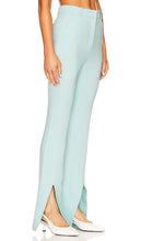 L'Academie Ospen Notched Pant in Blue