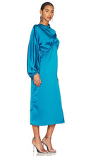 L'Academie Ray Midi Dress in Blue