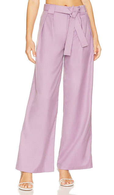 L'Academie Rylee Pant in Purple - Pantalon Rylee L'Academie en violet - L'Academie Rylee 紫色长裤 - L'Academie Rylee Hose in Lila - L'Academie Rylee 팬츠 색상 - Pantaloni Rylee dell'Academie in viola