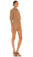 L'Academie Shannon Romper in Brown