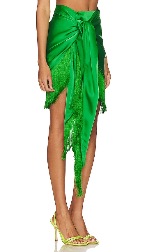 L'Academie Stevie Mini Skirt in Green