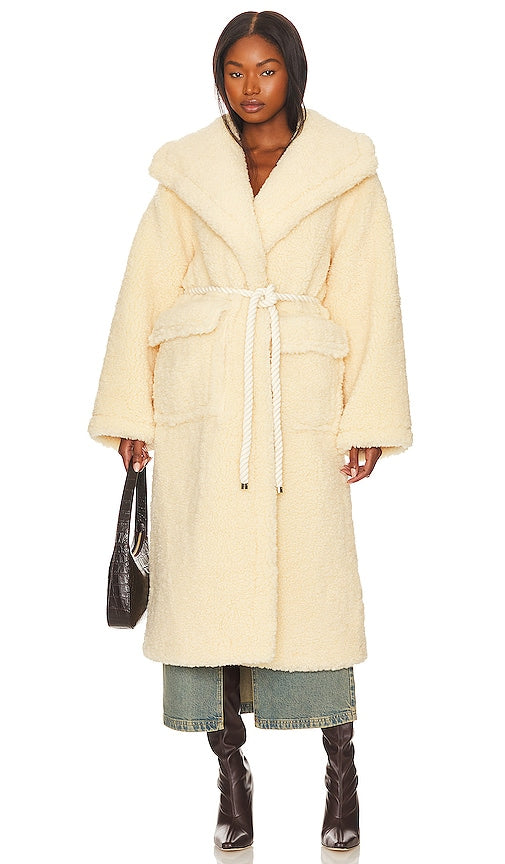L'Academie x Marianna Gabriella Robe Coat in Neutral