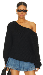 LBLC The Label Blair Sweater in Black - LBLC The Label Blair - Pull noir - LBLC The Label Blair 黑色毛衣 - LBLC The Label Blair Pullover in Schwarz - LBLC The Label Blair 스웨터블랙 색상 - Maglione LBLC The Label Blair in nero