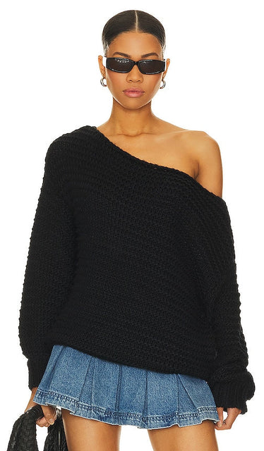 LBLC The Label Blair Sweater in Black - LBLC The Label Blair - Pull noir - LBLC The Label Blair 黑色毛衣 - LBLC The Label Blair Pullover in Schwarz - LBLC The Label Blair 스웨터블랙 색상 - Maglione LBLC The Label Blair in nero