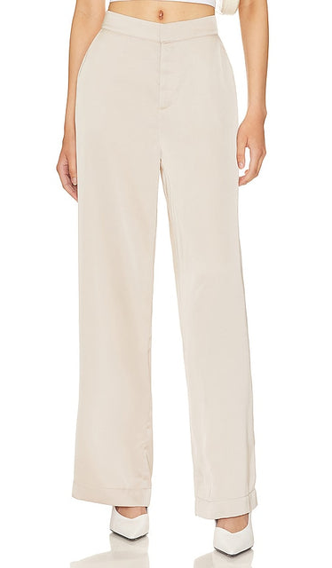LBLC The Label Gia Wide Leg Plant in Tan - LBLC The Label Gia Plante à pattes larges en beige - LBLC 标签 Gia 棕褐色宽腿植物 - LBLC The Label Gia Wide Leg Plant in Hellbraun - LBLC The Label Gia 와이드 레그 플랜트(Tan) - LBLC L'etichetta Gia Wide Leg Plant in marrone chiaro