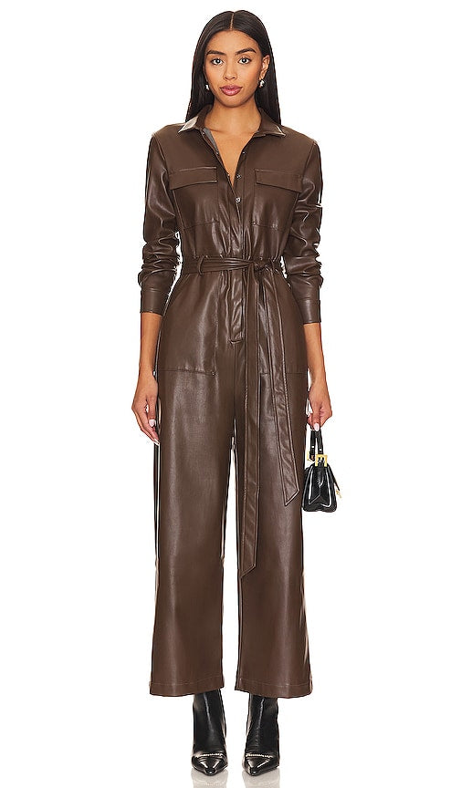 LBLC The Label Meyer Jumpsuit in Brown - Combinaison LBLC The Label Meyer en marron - LBLC The Label Meyer 棕色连身裤 - LBLC The Label Meyer Overall in Braun - LBLC THE LABEL MEYER 점프수트브라운 색상 - Tuta LBLC The Label Meyer in marrone
