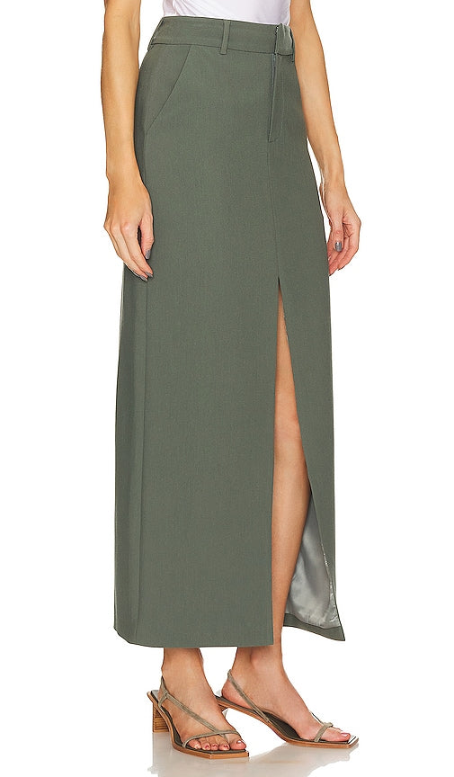 LBLC The Label Tess Skirt in Green