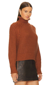 LBLC The Label Jules Sweater in Rust