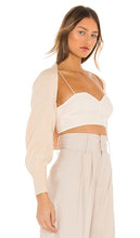 L'Academie Farrah Shrug in Beige