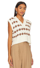 L'Academie x Marianna Danelea Cropped Vest in Cream