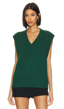 L'Academie Oversized Sweater Vest in Green