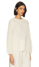 L'Academie Sonoma Crew Neck Sweater in White