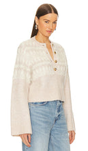 L'Academie Zabel Fairisle Sweater in Neutral