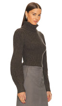 L'Academie Janine Turtleneck Sweater in Grey