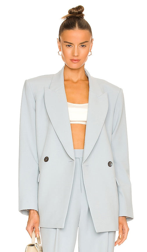 L'Academie Kaya Blazer in Baby Blue - L'Academie Kaya Blazer en Bleu Bébé - L'Academie Kaya 淡蓝色西装外套 - L'Academie Kaya Blazer in Babyblau - L'Academie Kaya 블레이저 - Blazer L'Academie Kaya in celeste