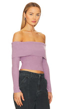 Line & Dot Heart Struck Sweater in Lavender