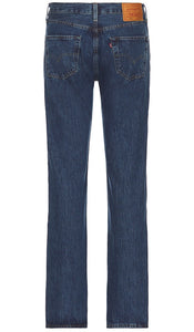 LEVI'S Straight 501 Stonewash Jean in Blue