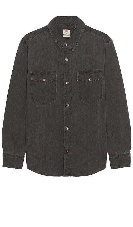 LEVI'S Relaxed Fit Western Shirt in Black