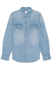 LEVI'S Barstow Western Standard Shirt in Blue